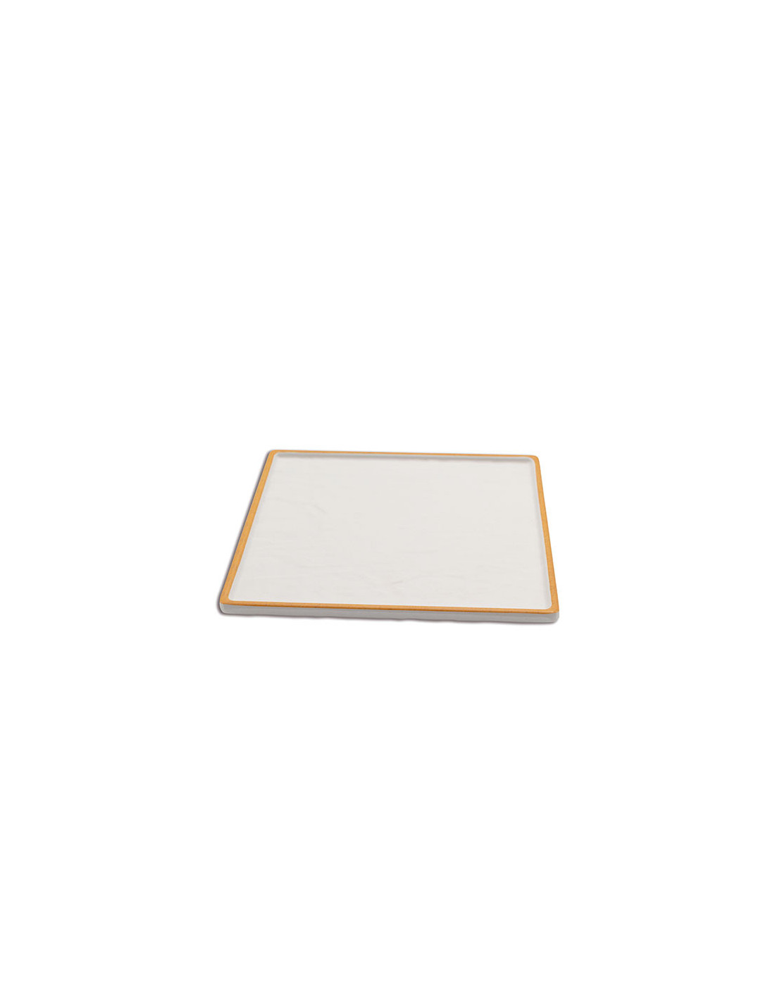 ADRIER - TTSQP23-WO Pack de 6 Unidades - Colección Sunrise - Fuente cuadrada mediana - 23 x 23 x 1,5 cm