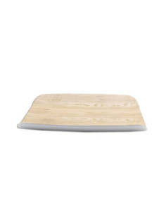 ADRIER - TTWT3226-WW Pack de 6 Unidades - Colección Kayak - Bandeja rectangular GN 1/2 con bordes elevados - 32 x 25 x 4 cm