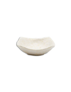 ADRIER - SLD97-MBK Pack de 48 Unidades - Colección Terral - Cuenco mini "Hoja" - 8,7 cm de Ø x 3 cm de alto