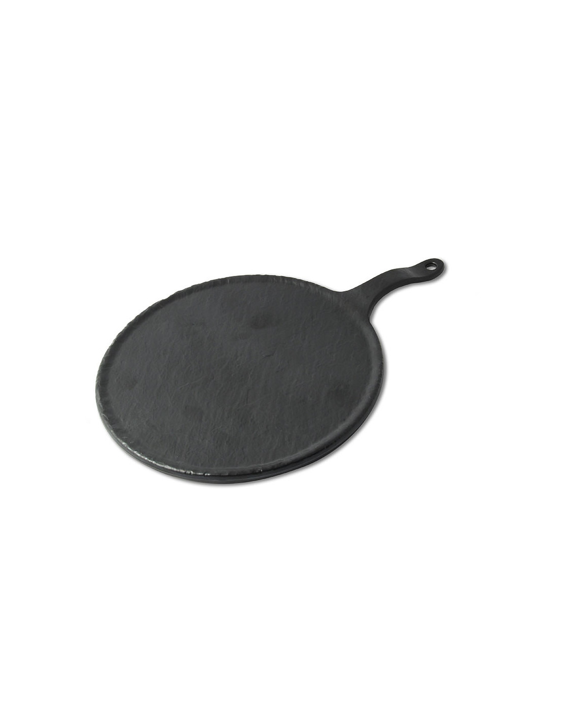 ADRIER - RNDPH2738-MBK Pack de 6 Unidades - Colección Terral - Tabla redonda grande - 27 cm Ø + 10 cm asa