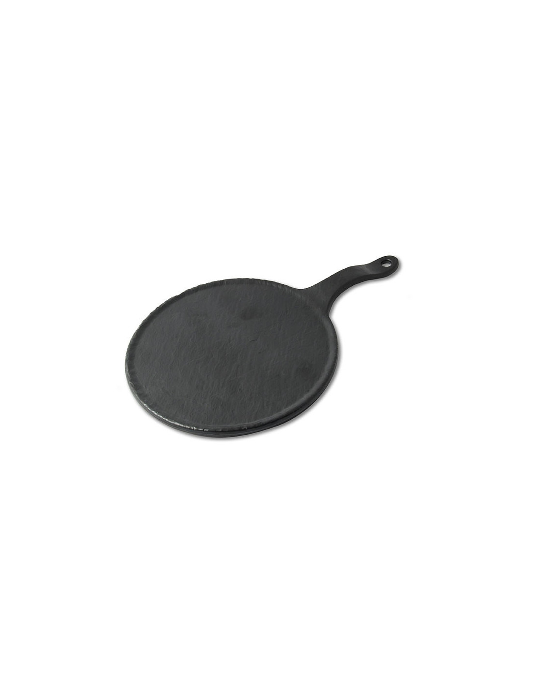 ADRIER - RNDPH2030-MBK Pack de 6 Unidades - Colección Terral - Tabla redonda pequeña - 20 cm Ø + 10 cm asa