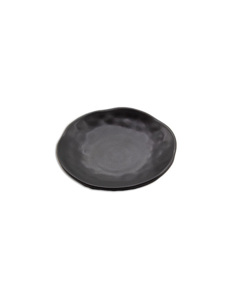 ADRIER - RNDD14-MBK Pack de 24 Unidades - Colección Terral - Platillo redondo - 14 cm de Ø x 2,7 de alto