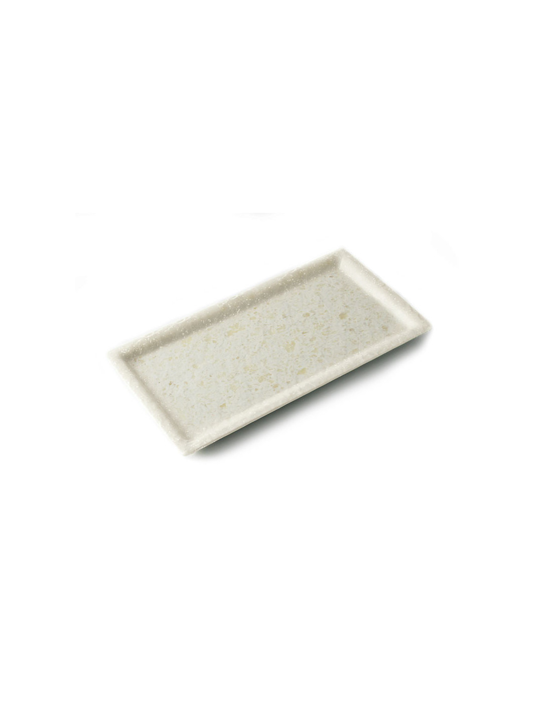 ADRIER - RCTP2814-MBK Pack de 12 Unidades - Colección Terral - Plato rectangular mediano - 28 x 14 x 1,6 cm