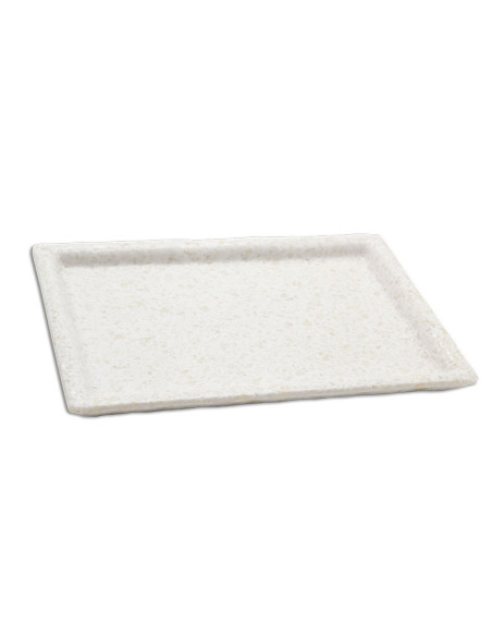 ADRIER - RCTP2418-MBK Pack de 12 Unidades - Colección Terral - Plato rectangular grande - 24,5 x 18 x 2,3 cm
