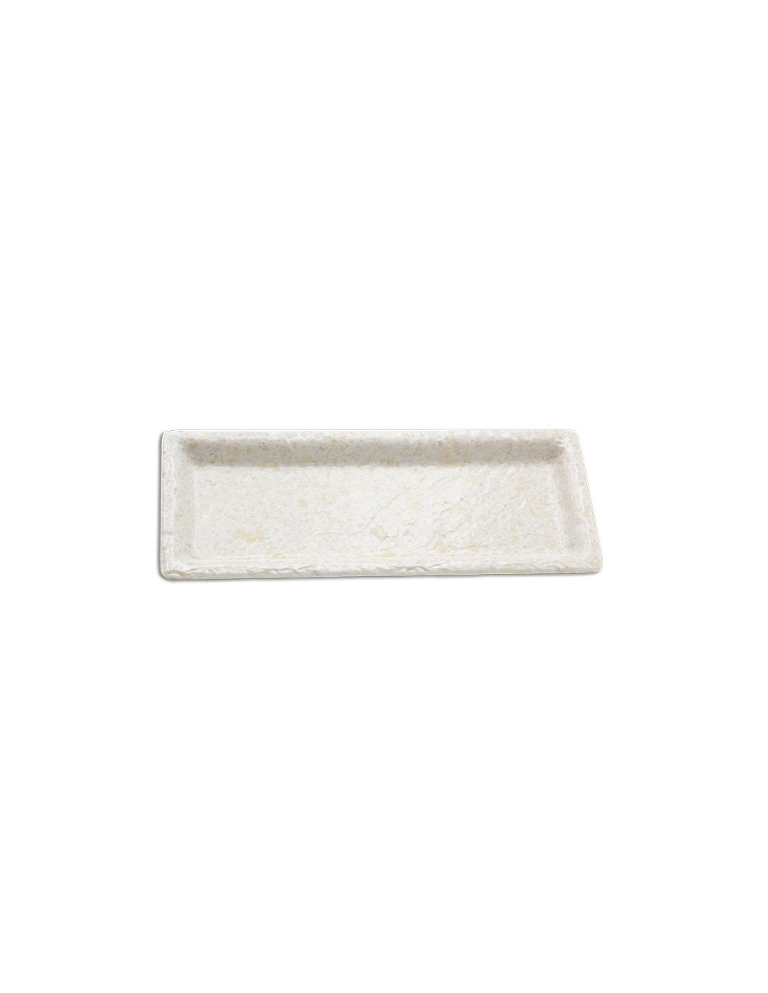 ADRIER - RCTP2410-MBK Pack de 12 Unidades - Colección Terral - Plato rectangular - 24 x 10 x 2 cm