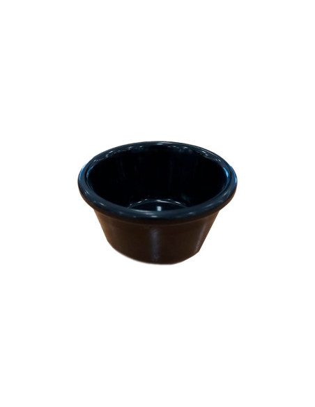 ADRIER - MRP3-BK Pack de 48 Unidades - Colección Buffet GN - Ramekin liso 90 ml - 8 x 8 x 4 cm