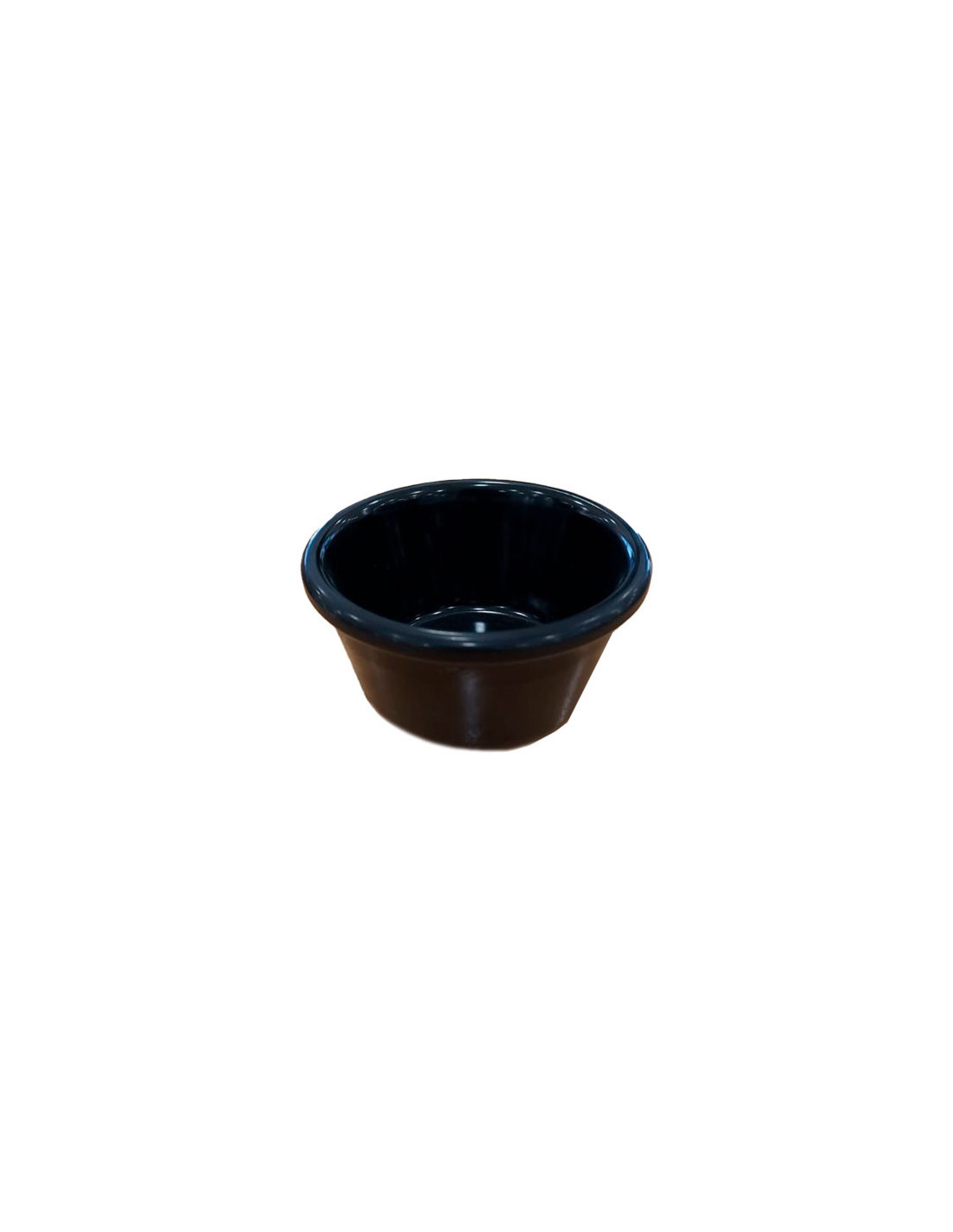 ADRIER - MRP3-BK Pack de 48 Unidades - Colección Buffet GN - Ramekin liso 90 ml - 8 x 8 x 4 cm