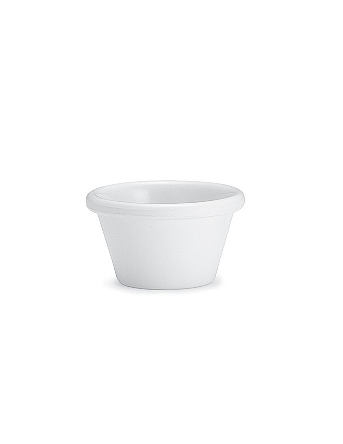 ADRIER - MRP1-BK Pack de 48 Unidades - Colección Buffet GN - Ramekin liso 44 ml - 6.3 x 6.3 x 3.7 cm