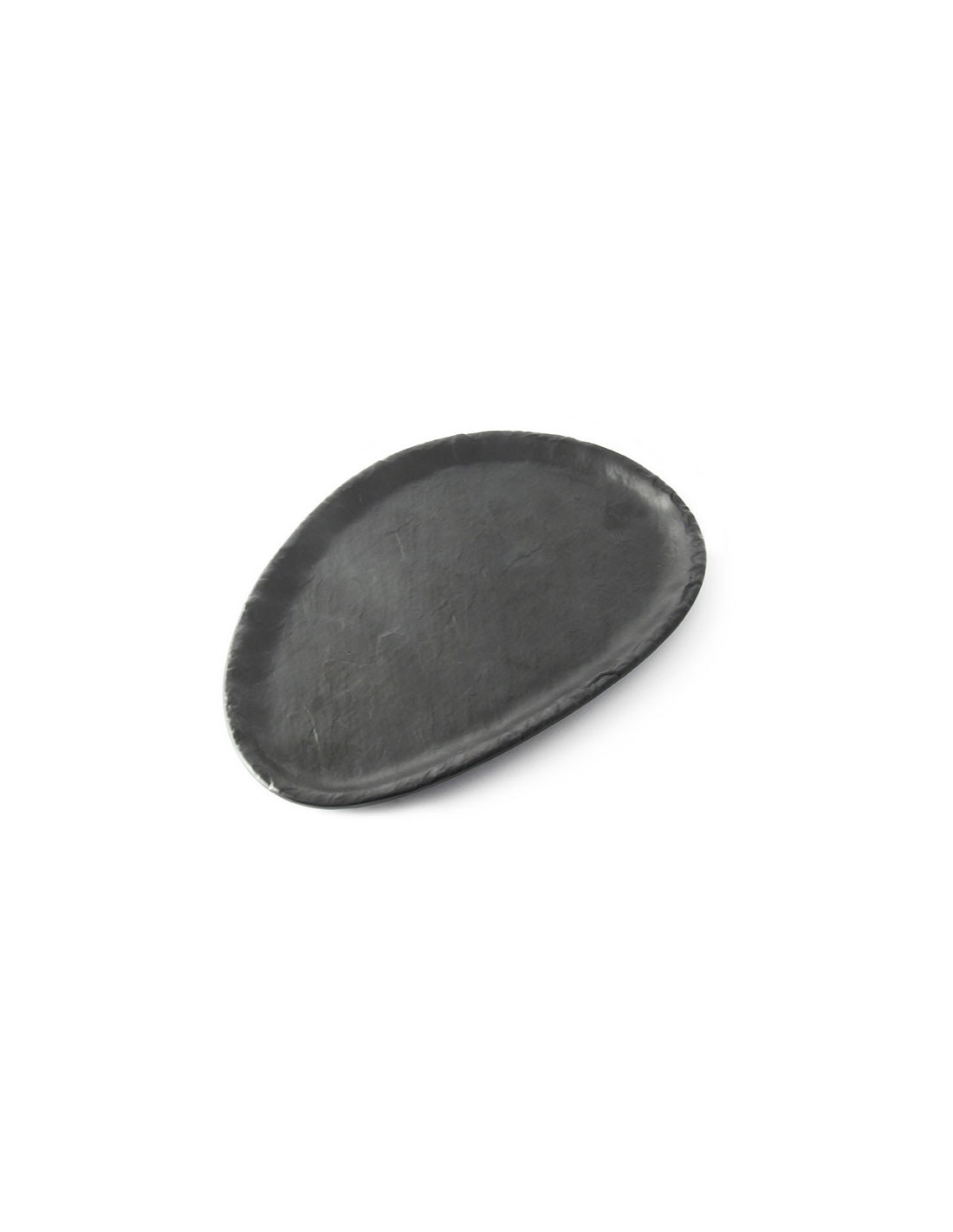 ADRIER - ESP3020-MBK Pack de 6 Unidades - Colección Terral - Plaro ovalado mediano - 30 x 20 x 1,8 cm