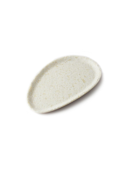 ADRIER - ESP2515-MBK Pack de 12 Unidades - Colección Terral - Plaro ovalado pequeño - 25 x 15 x 1,5 cm