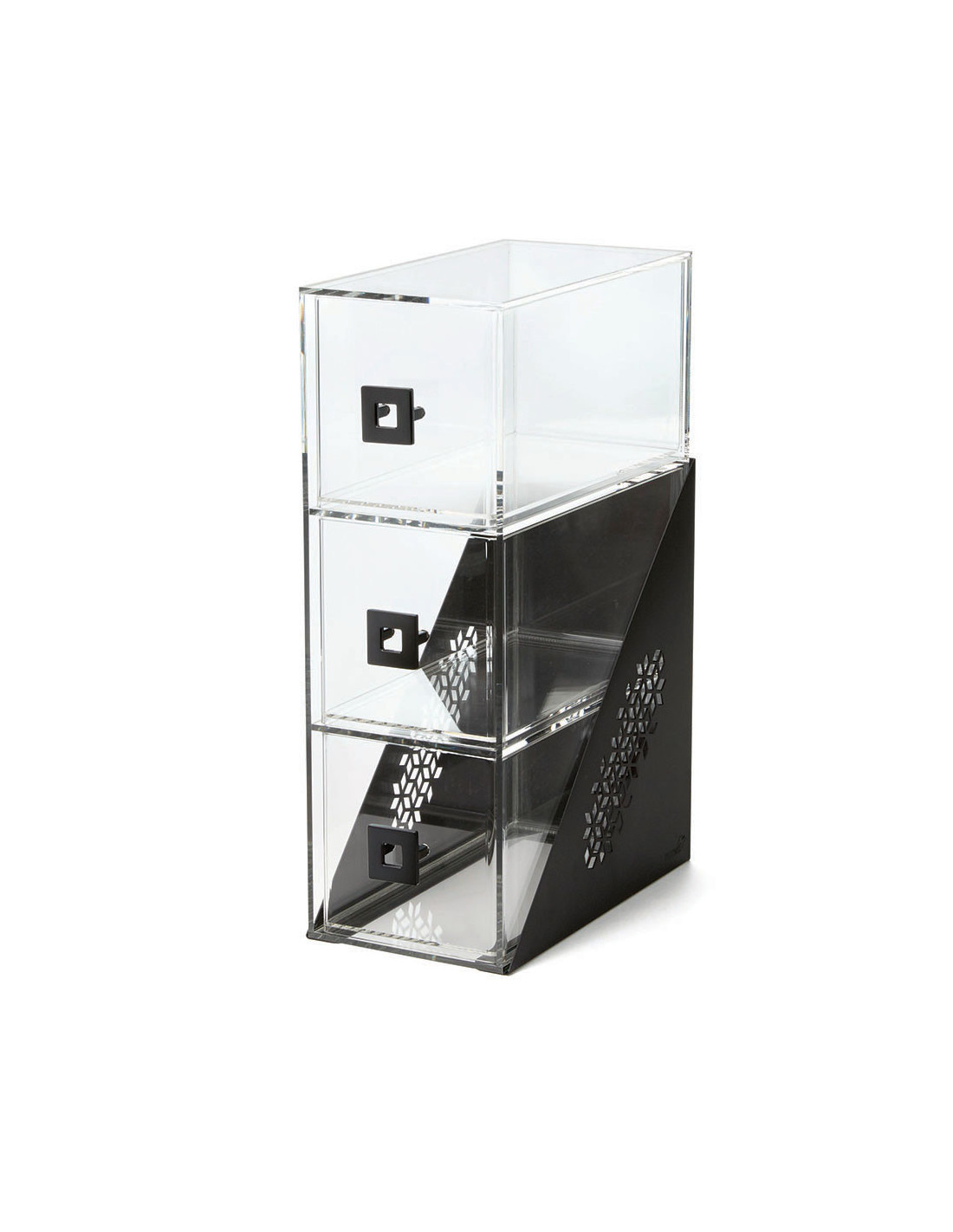Rosseto BD143: Vitrina Mosaic Estrecha 3 Cajones
