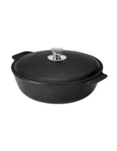 Casserole de Aluminio Fundido Rosseto Black 7QT