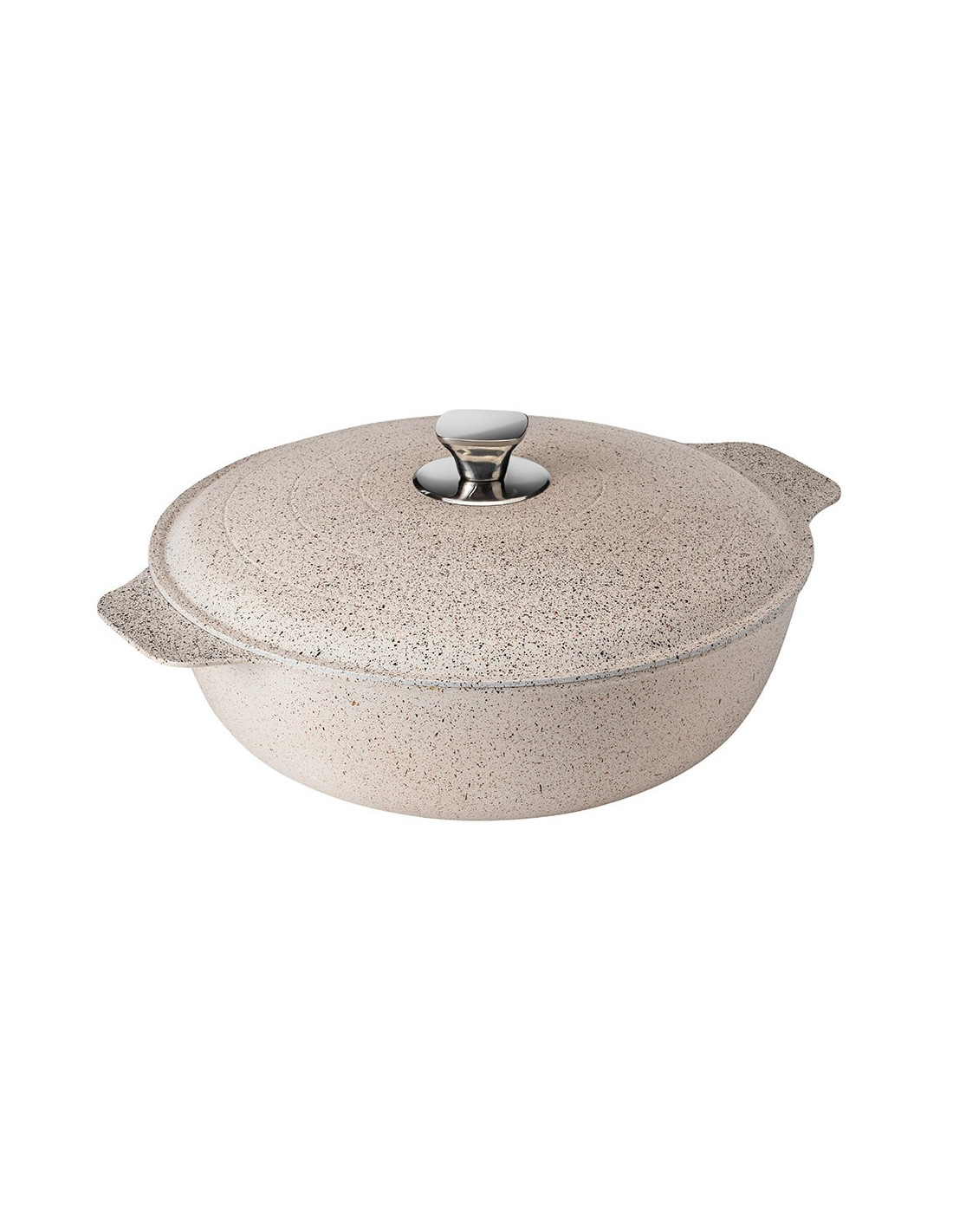 Casserole Aluminio Fundido Rosseto Crema 7QT