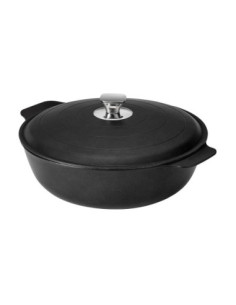 Casserole Negra Aluminio Rosseto para Hostelería Profesional