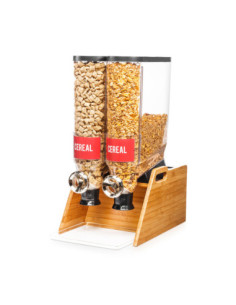 Dispensador de Encimera PRO BULK Rosseto con Bamboo Stand