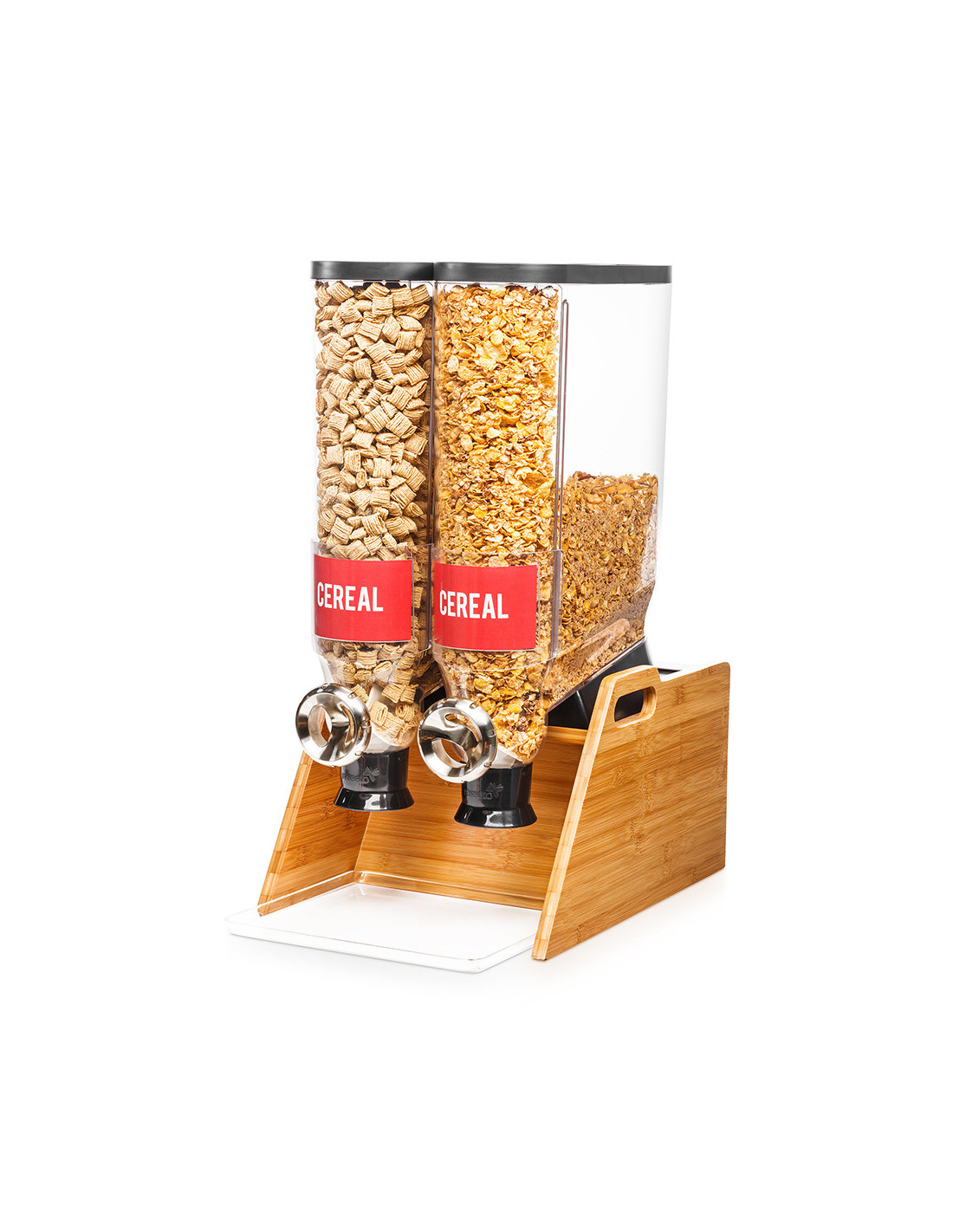 Dispensador de Encimera PRO BULK Rosseto con Bamboo Stand