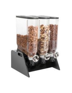 Dispensador de Mesa Triple Acrílico Rosseto