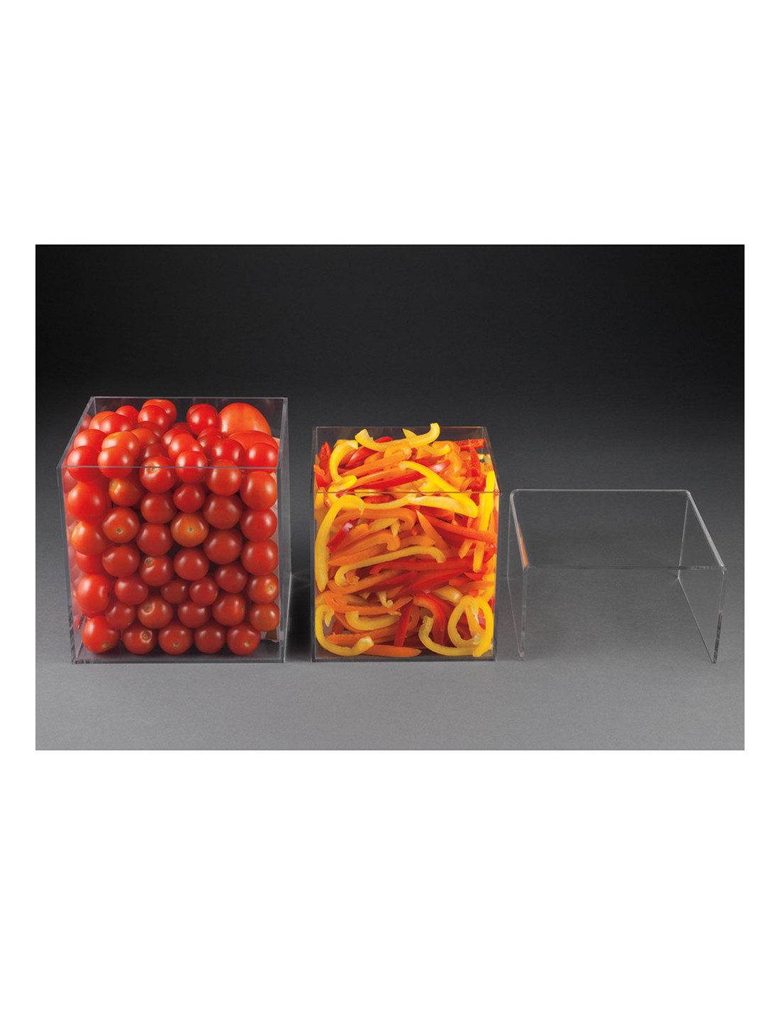 Conjunto de Cajas Acrylicas para Buffet Rosseto