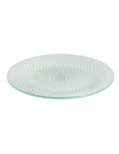 Plato Redondo de Cristal para Servir Rosseto
