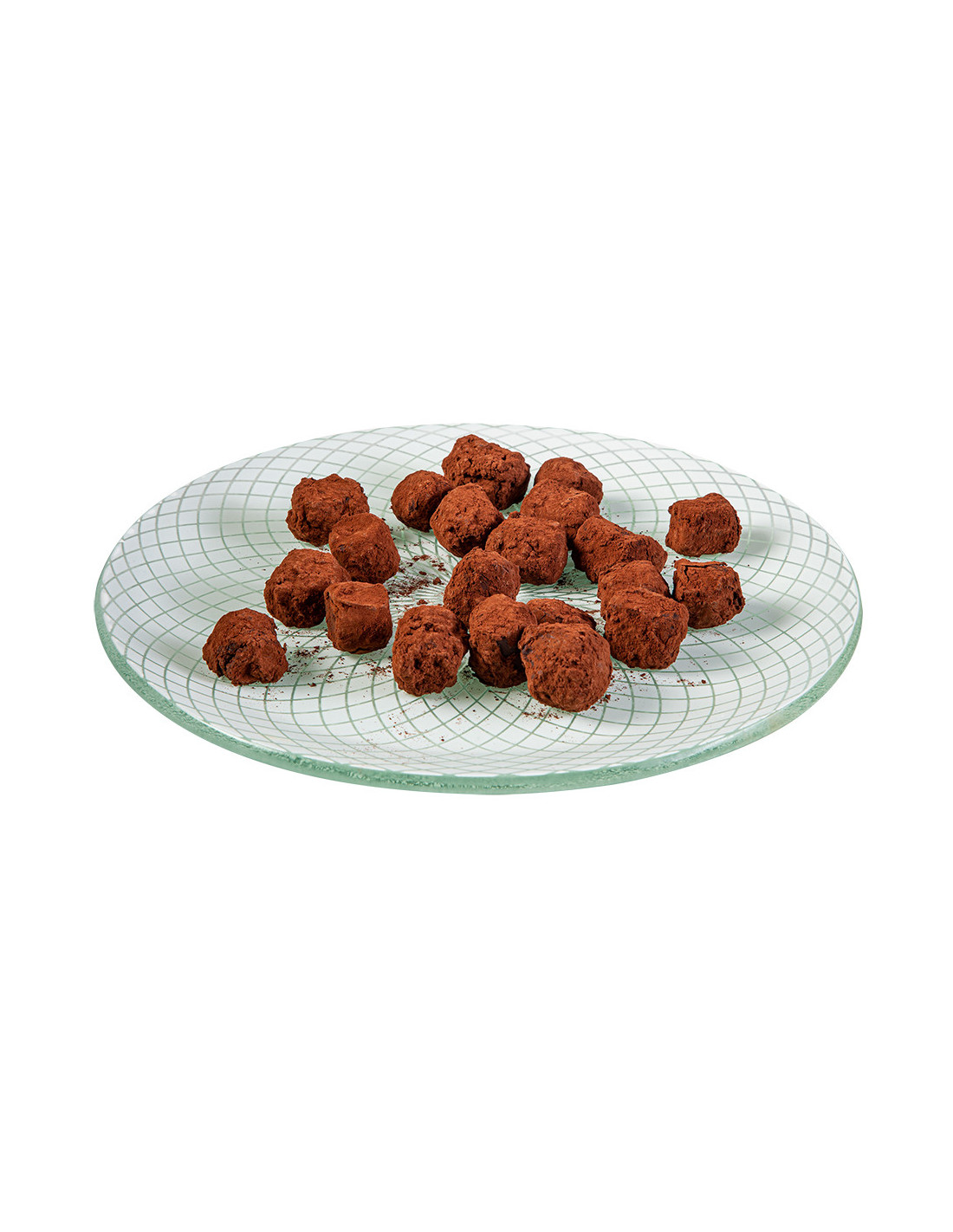 Plato Redondo de Cristal para Servir Rosseto