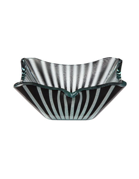 Rosseto GLS041B: Bol Vidrio Stelo Cuadrado 7 Pulgadas