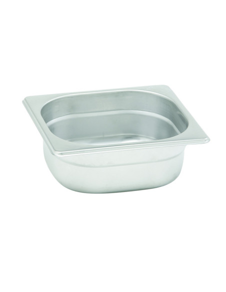 DBMARK - GNP16065 - Cubeta GN 1/6 de acero inoxidable. Tamaño 16