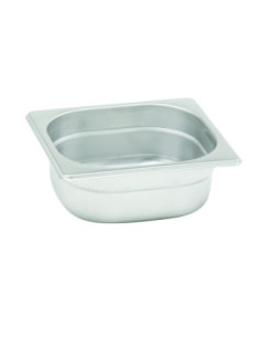 DBMARK - GNP16150 - Cubeta GN 1/6 de acero inoxidable. Tamaño 16