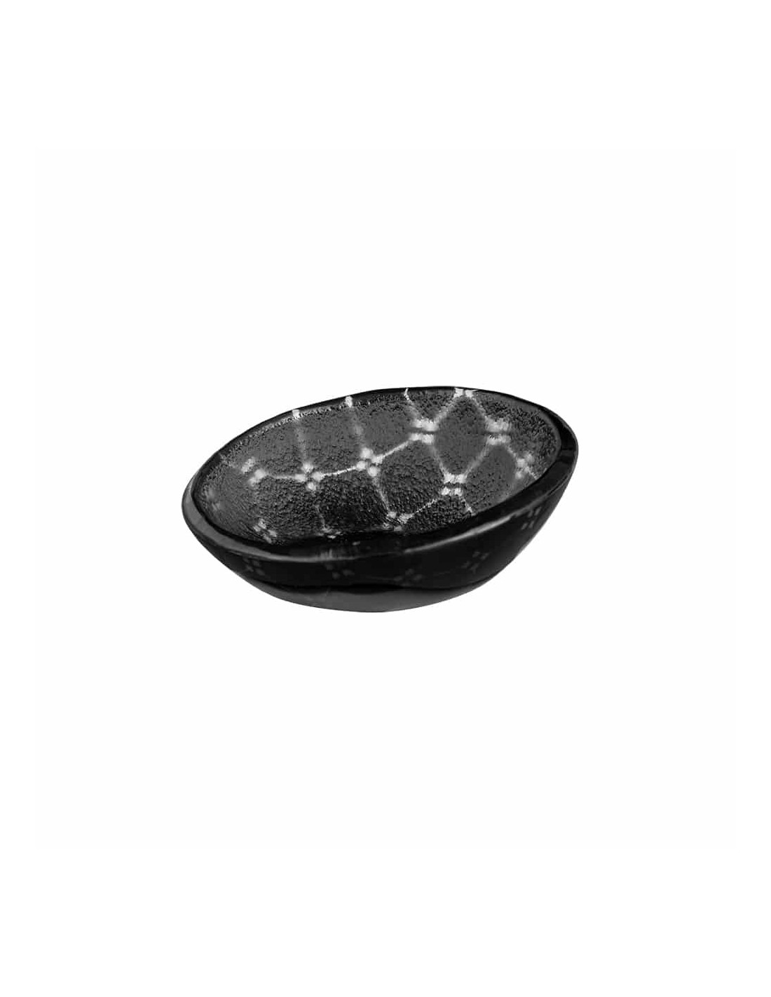 Cazuelas de Vidrio Zenit Negro para Buffet Rosseto