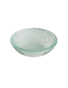 Juego de 12 Platos de Vidrio Rosseto Blancos y Elegantes