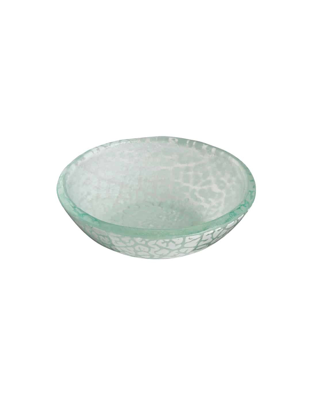 Juego de 12 Platos de Vidrio Rosseto Blancos y Elegantes
