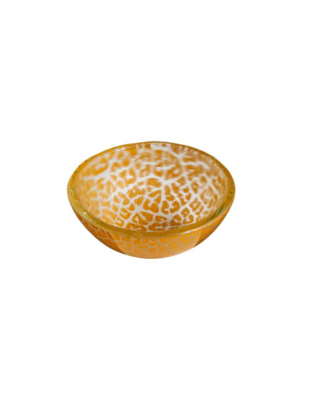 Conjunto de 12 Bolitas de Vidrio Manual Mustard Rosseto