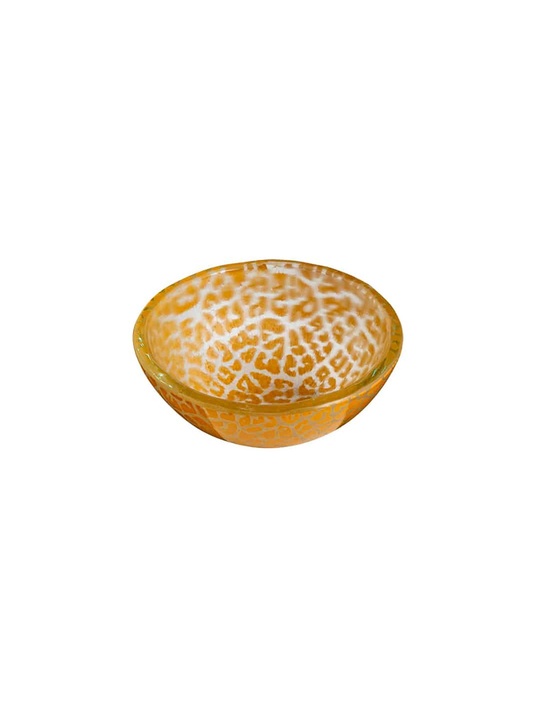 Conjunto de 12 Bolitas de Vidrio Manual Mustard Rosseto