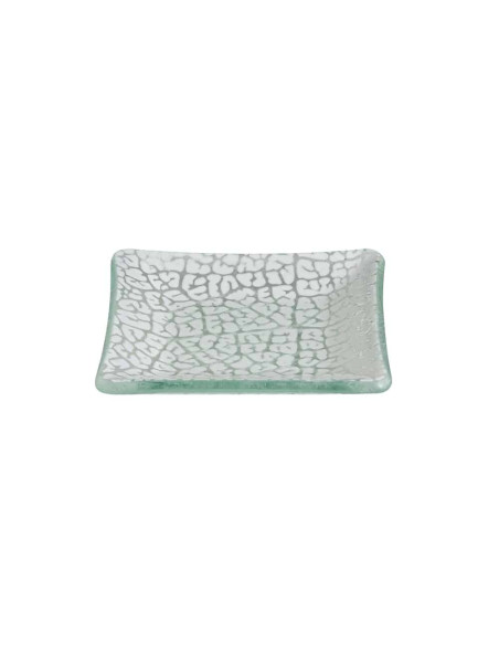 Platos de Vidrio Rosseto Minis Cuadrados Resistentes