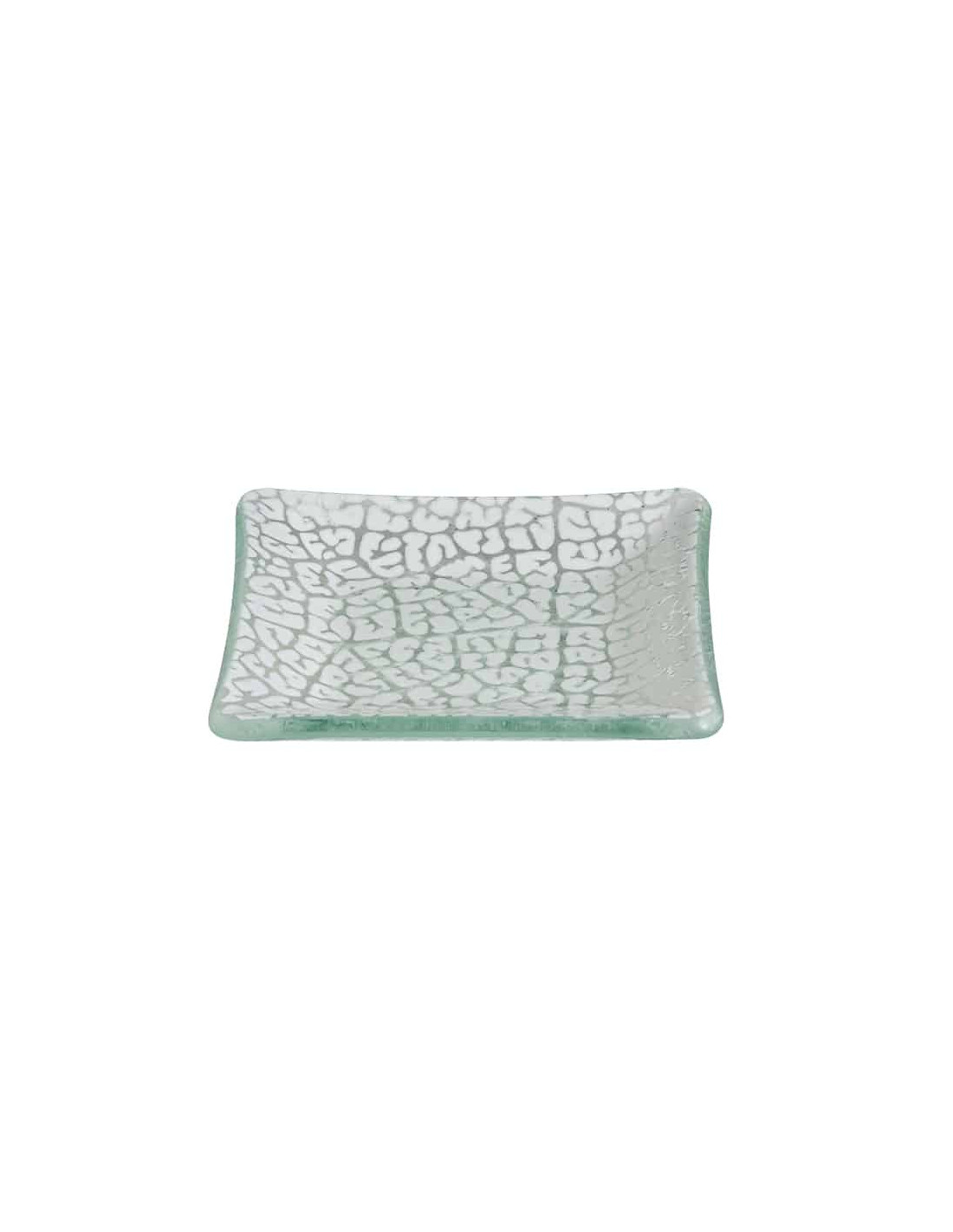 Platos de Vidrio Rosseto Minis Cuadrados Resistentes