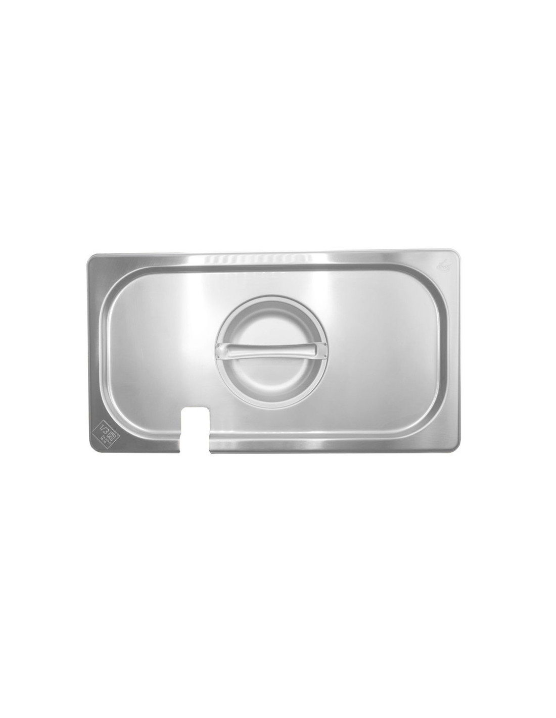 DBMARK - GNLN13000 - Tapa GN 1/3 de acero inoxidable con muesca.
