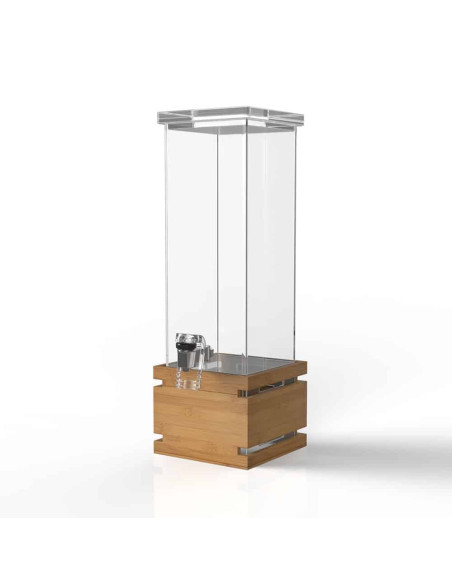 Dispensador de Bebidas Rosseto con Base de Bambú 2 Galones