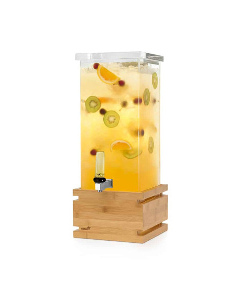 Depósito de Bebidas Rosseto con Base de Bambú para Hostelería