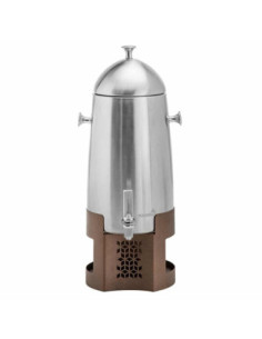 Urna Cafetera 3 Gallones Base Bronce Rosseto