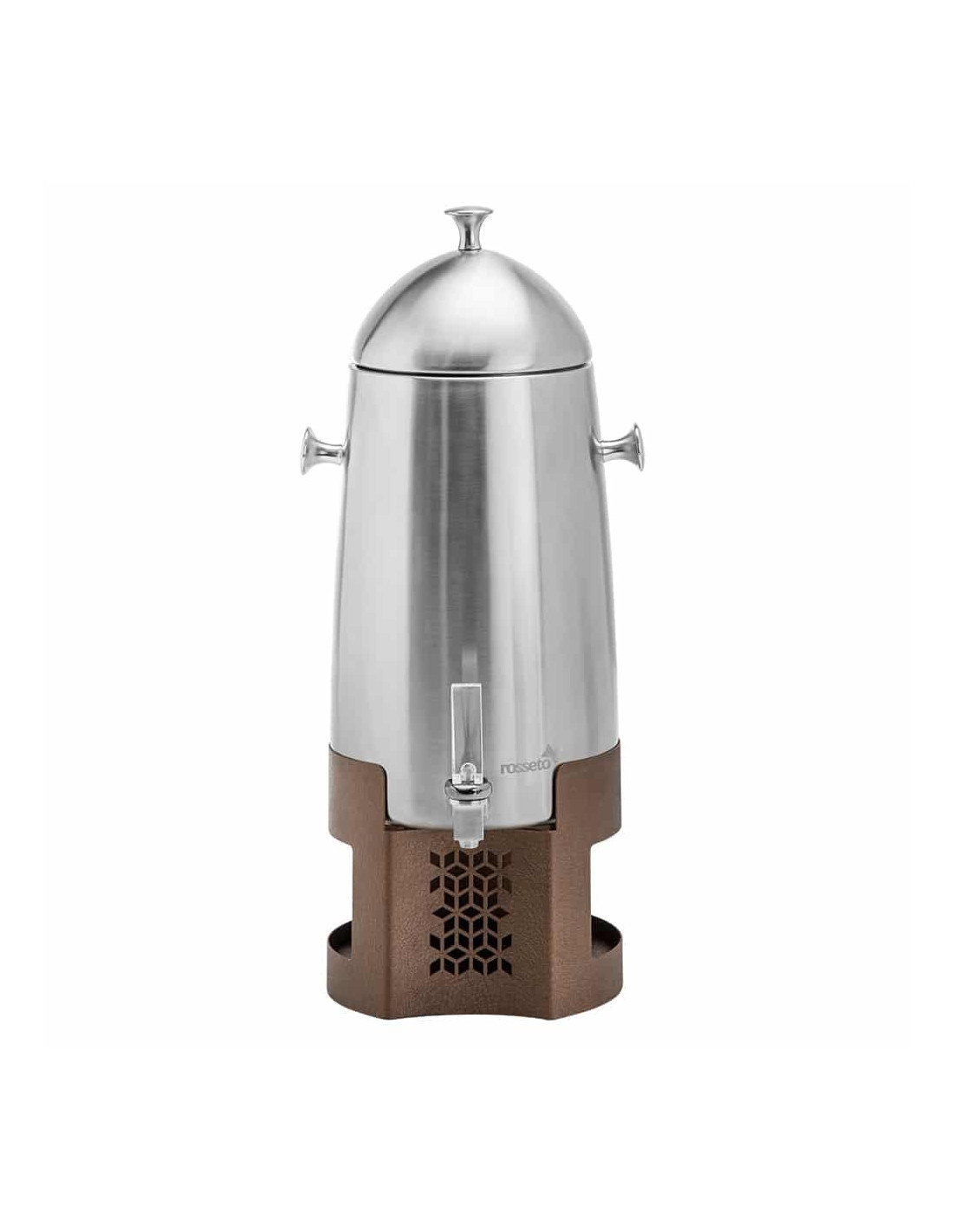 Urna Cafetera 3 Gallones Base Bronce Rosseto