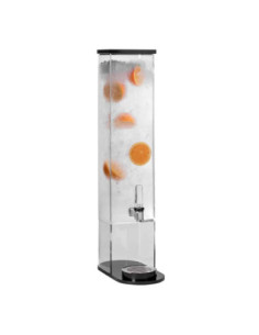 Dispensador de Bebidas Rosseto con Base Negra y Bandeja