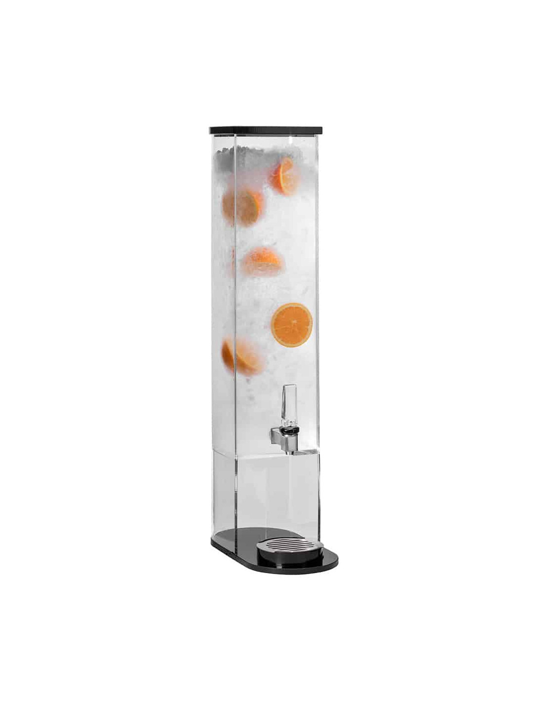 Dispensador de Bebidas Rosseto con Base Negra y Bandeja