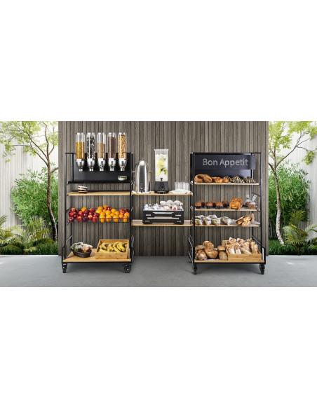 Kit de carrito para bar restaurante Modulite Rosseto
