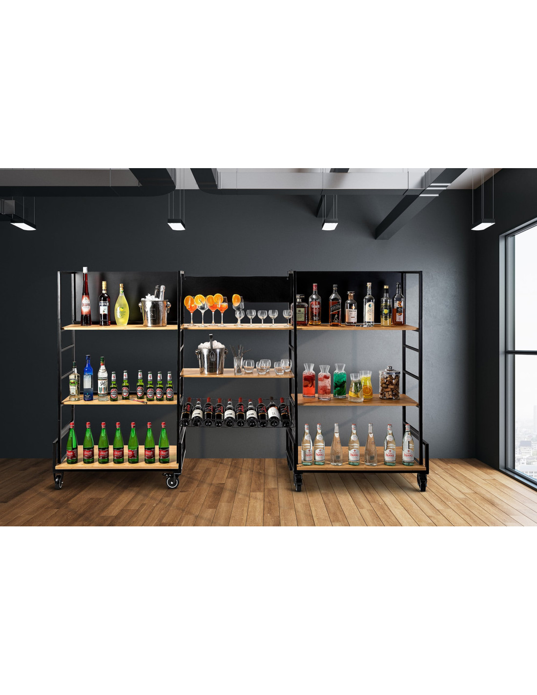 Kit Modular para Catering con Dispensadores Rosseto