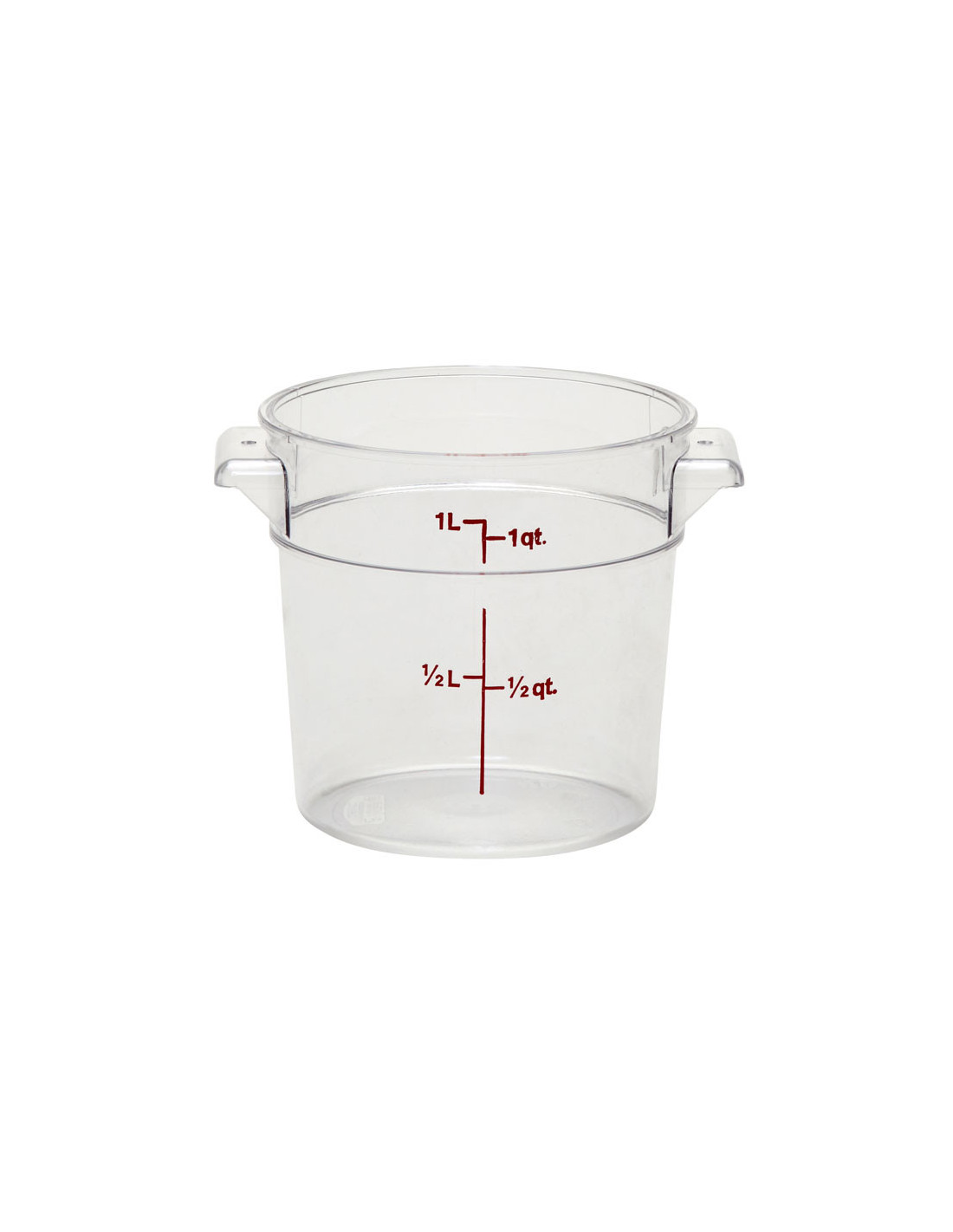 CAMBRO - RFSCW1 -135 - Recipiente redondo 900 ml - 15,4 x 15,4 cm - Transparente (Tapa no incluida)
