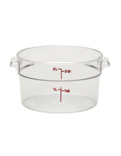 CAMBRO - RFSCW2-135 - Recipiente redondo 1,9 l - 20,8 x 20,8 cm - (Tapa no incluida)