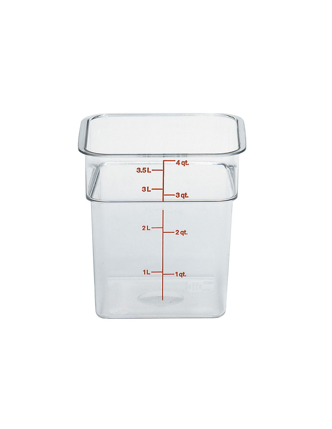 CAMBRO - 4SFSCW-135 - Recipiente cuadrado 3,8 L | CAMBRO Aprovec
