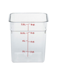 CAMBRO - 8SFSCW-135 - Recipiente cuadrado 7,6 L | CAMBRO Optimiz