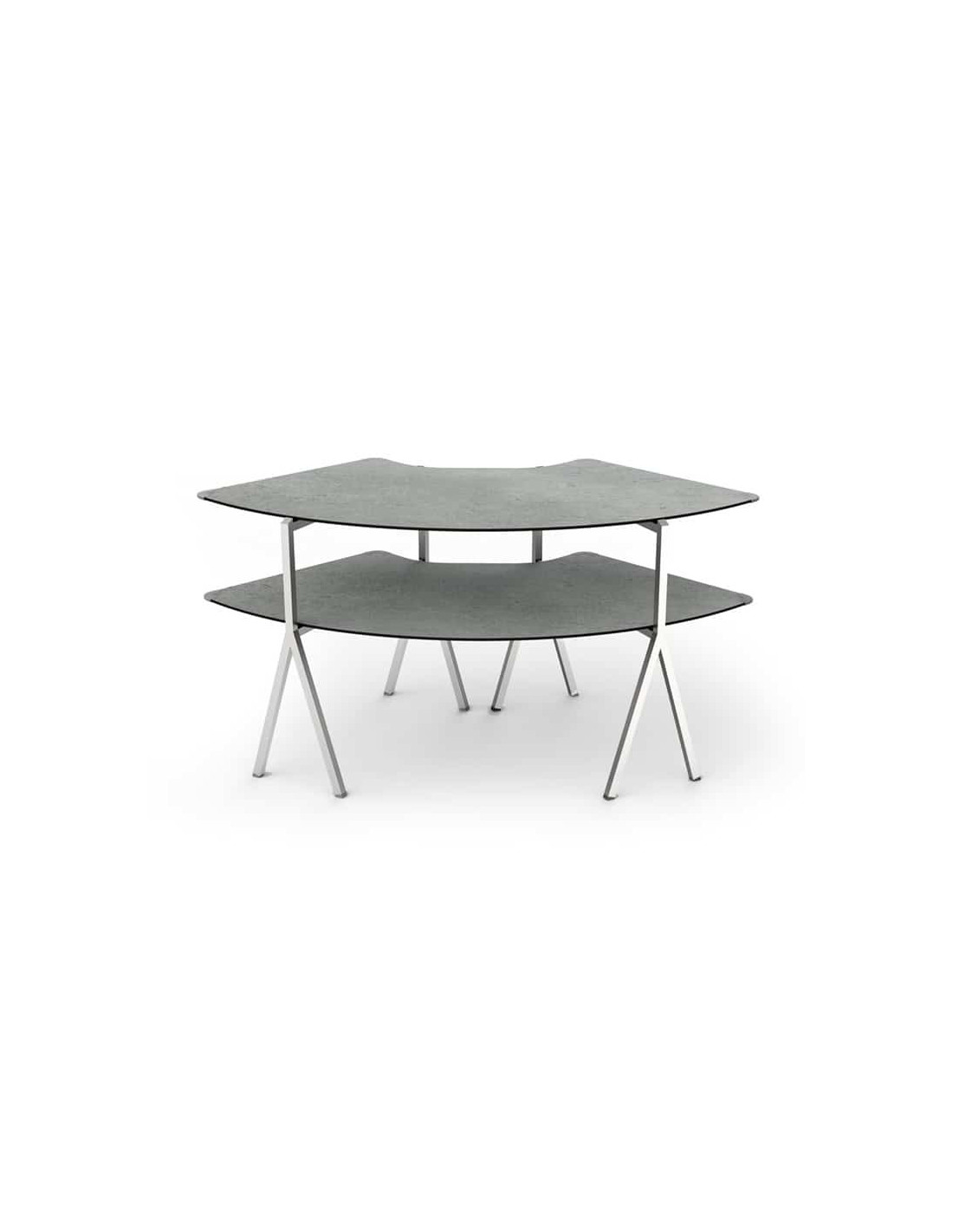 Mesa Modular Redonda en Concreto para Hostelería Rosseto
