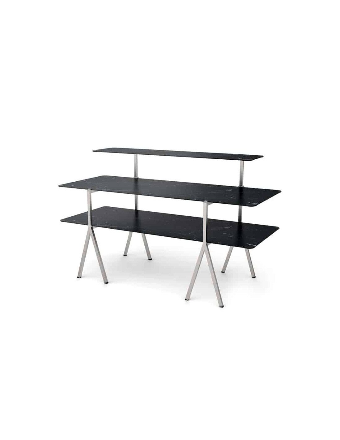 Kit Modular Rosseto con Encimera de Mármol Negro Fácil de Montar