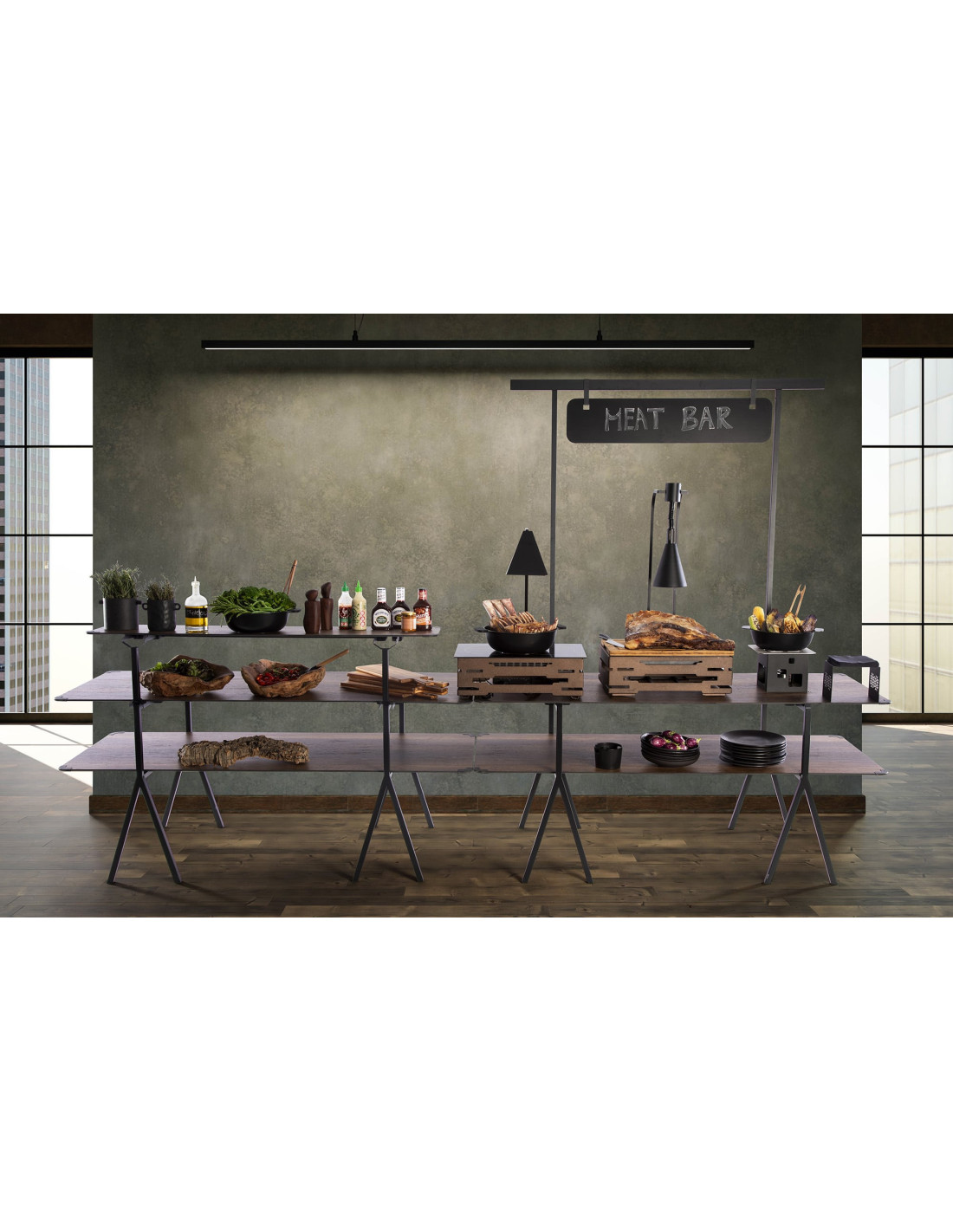 Tablero de Pizarra Modular Fácil Montaje Rosseto